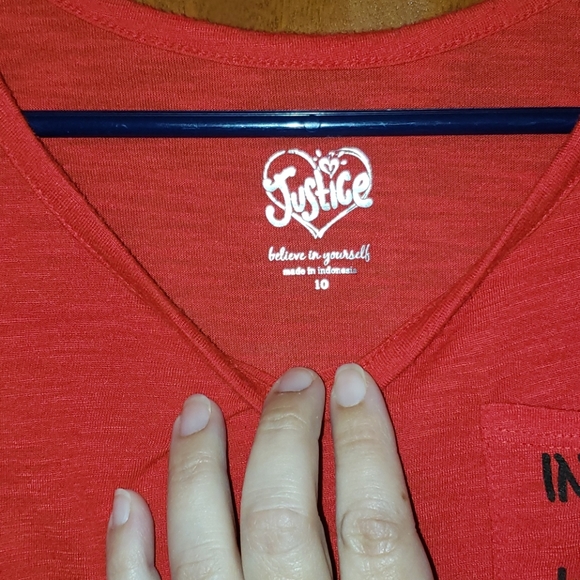 Worn only once! Girl's 3/4 Sleeves Top - Picture 3 of 5